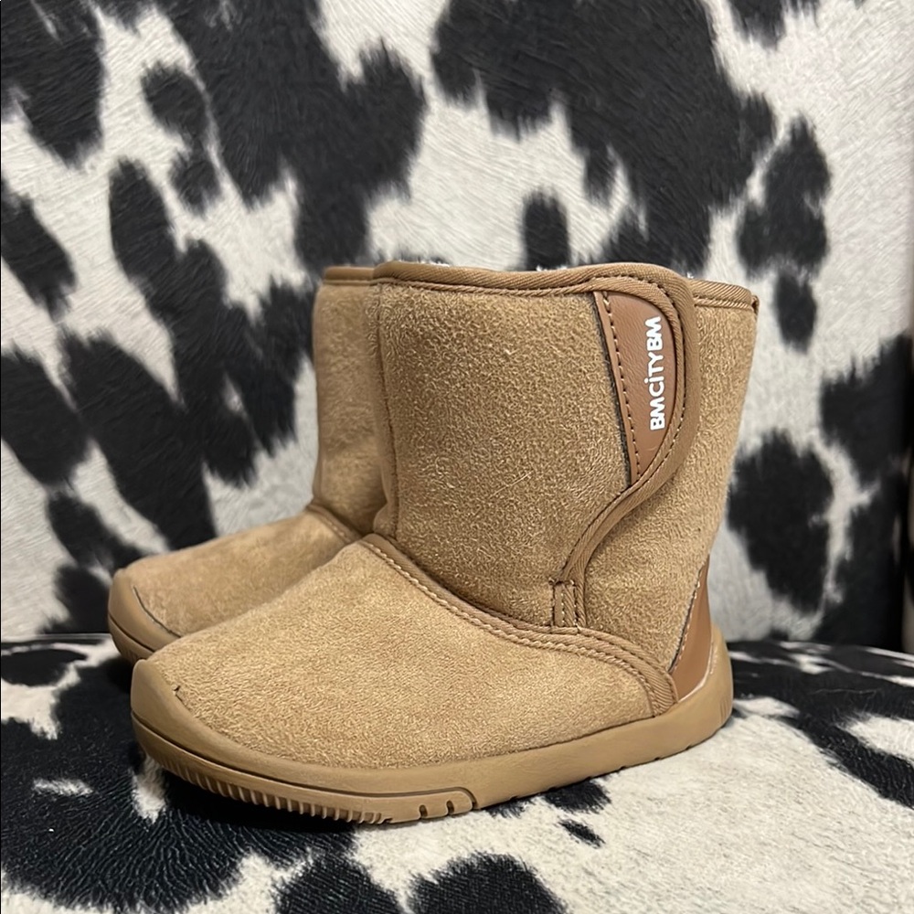 Tan Kids Boots